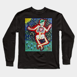 Dancing Skeleton Long Sleeve T-Shirt